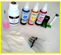 550 ml inchiostro cartucce stampanti hp 304 nere e 304 c refill clip + liquido t