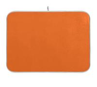 550 Stuoia Tinta Unita Arancione Tappetini Per Lavello Cucina Resistente Al Calore Tappetino Scolapiatti Microfibra Tappetini Lavandino Per Piastra Cucina Lavello 41X46Cm