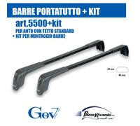 5500+63 BARRE PORTATUTTO GEV + KIT per LANCIA YPSILION