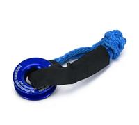 55000lbs Verricello Corda Sintetica Morbida Anello Di Recupero Set Anelli Robusti Con Manicotto Protettivo For Il Del Veicolo Camion Robusta E Affidabile(Blue Ring And Rope)