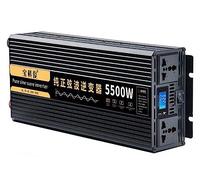 5500W Inverter a onda sinusoidale pura da 48V DC a 220V AC Converter con display LCD Doppia presa AC per casa, camper, camion
