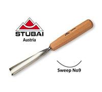 550910 Stubai 10Mm No9 Scalpello Dritto Per Intaglio In Legno