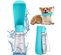 550ML Borraccia Portatile per Cani Funzione di Blocco dell Acqua Pieghevole a
