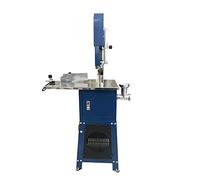 550W 2 in 1 Macchina per segare Carne macinata e Ossa di Carne, 250kg/h Macchina Sega elettrica da Macellaio per Piano di Lavoro per Tagliare Ossa di Carne, Blu (Blu)