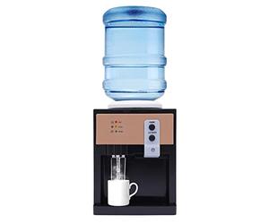 550W Elettrico Dispenser di Acqua Calda e Fredda per Scrivania - Dispenser per Bottiglie da 3,5-18,9 Litri per Ufficio Domestico - 8℃-95℃ - Orizzontale per Bevande Calde e Fredde