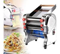 550w Macchina Automatica per Noodle, Macchina per Pasta Elettrica, con Tagliapasta 3 / 9mm, Macchina A Rullo per Pasta Commerciale, per Spaghetti, Fettuccine, Fkm180