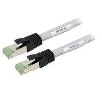 55143 Patch cord S/FTP Cat 8.1 Line Cu LSZH grigio 20 m 24AWG fili: 8 Goobay
