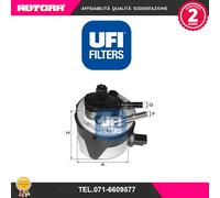 5517000 Filtro carburante (MARCA UFI FILTER).