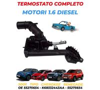 55175654 TERMOSTATO VALVOLA TERMOSTATICA FIAT 500X TIPO RENEGADE 1.6 MJT