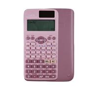552 Functions FX-991EX - Calcolatrice scientifica avanzata, con 10 + 2 display, solare e batteria, per scuola, ufficio, affari, casa (rosa)
