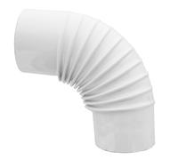 5526 Q.TA' 1 GOMITO P/STUFA 90 D 15 CM BIANCO