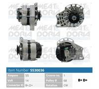 5530036 Alternatore Fiat Cinquecento 91>99 Meat & Doria