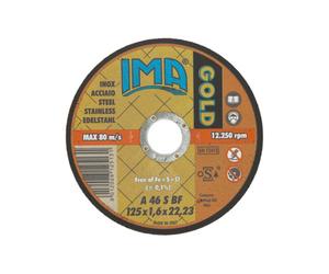 55315 Q.TA' 50 IMA DISCO P/INOX GOLD PIANO D 125X1,6 MM