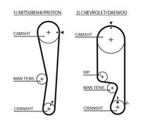 5535XS Cinghia dentata Gates