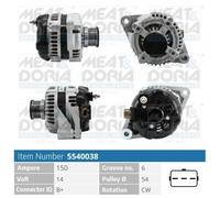 5540038 Alternatore Fiat Freemont (345) 2.0 JTD Meat & Doria