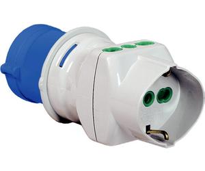 5546 Q.TA' 1 FME 73.090 ADATTATORE CEE 2P+T-2 SCHUKO/BIP 220V IP44