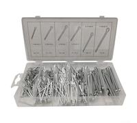 555 pezzi Cotter Pin Inventario Con R Clips Molle A Forcella E Spille Indicizzazione Per Reparto Manutenzione Calza
