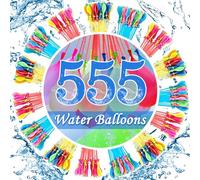 555 Pezzi Palloncini D'Acqua, HidWee Bombe D'Acqua a Riempimento da 60 Secondi, Colorato Bombe Dacqua Palloncini, Palloncini Acqua Autosigillanti per Giochi Estate Feste All'aperto D'Acqua Piscina