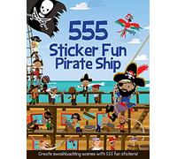 555 Sticker Fun Pirate Ship
