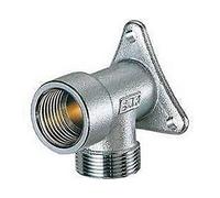 5555 12G18 Raccordo a muro femmina 1/2" x 18 GOMMA cromato FAR