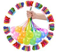 555pcs Palloncini Acqua Autosigillanti, Bombe d'Acqua a Riempimento Rapido, Reusable Water Balloons, Palloncini d'Acqua Colorati, Applica a Giochi Estivi Bambini All'a Perto Scelte Popolari