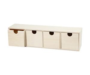 55766 create Craft - 4 cassetti compensato 1PC