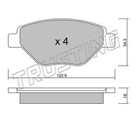 559.0 TRUSTING Kit pastiglie freno, Freno a disco per RENAULT