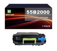 55B2000 Cartuccia Toner Compatibile For MS431 MS431dn MS431dw MX431adn | Cartuccia toner sostitutiva 55B2000 for Lexmark MX432adwe MS331dn MX331adn, con chip, 3000 pagine(1 PACK)