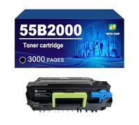 55B2000 Cartuccia Toner Compatibile Per Lexmark MS431dn MS431dw MX431adn MX432adwe MS331dn MX331adn Stampante, Resa Fino A 3000 Pagine,Black-1 pack