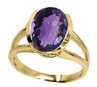 55Carat Scegli Il Tuo Colore Anello con Pietra preziosa Ovale autentica Anello in Oro 18 carati Placcato H-Z