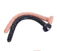 55cm Super Long Whip Plug Giocattoli Anali Per Le Donne Uomini Ultra Morbido Silicone Butt Dilator Maschio Dildo Femminile Adulto Giocattoli Sesso Erotici (Nero)
