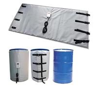 55Gallon/275Gallon Oil Drum Heater, Full Coverage Drum Heater Blanket For Heating And Heat Tracing-Black - IBC Ton Barrel Heater Outdoor Oil Drum Thermal Blanket