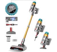 55Kpa&600W Aspirapolvere Senza Fili, 55Mins Scopa Elettrica Senza Aspirapolvere