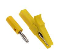 55mm Molla Clip Banana Plug Test Sonde Con 4mm Spina A Banana Clip Cavo Clip Accessori Completa Maniglia Isolata Morsetto Batteria