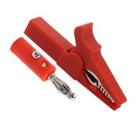 55mm Molla Clip Banana Plug Test Sonde Con 4mm Spina A Banana Clip Cavo Clip Accessori Completa Maniglia Isolata Morsetto Batteria