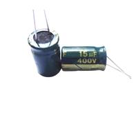 55pcs/lot 15UF high frequency low impedance 400V15UF aluminum electrolytic capacitor size 10 * 17 S112 20% RRBXXUYN