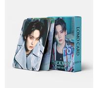 55pcs Stray Kids Photocard ATE Cards Nuovo Album Cards SKZ BangChan/Felix/ChangBin/HyunJin/Han/Lee Know/I.N Mini Merch Photo Cards StrayKids Poster Cards per fan (Lee Know)