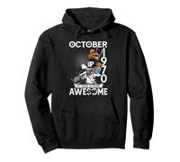 55th Birthday The Bear Legends October 1970 55 Years Old Men Felpa con Cappuccio