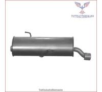 Imasaf Silenziatore Marmitta Posteriore 56.16.07 per Peugeot 206 CC 1.6
