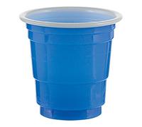 56,7 gram luminoso blu royal plastica bicchierini 30-pack lavabile in lavastoviglie. Amscan