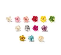 56 Decorazioni Rose piccole colori assortiti in zucchero Bakery