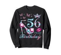 56 È Il Mio Compleanno 56 Anni È la mia Festa per Il 56° Compleanno Felpa