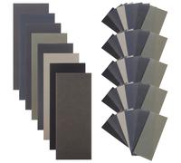 56 fogli di carta vetrata: assortimento di carta vetrata a umido e a secco da