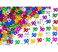 56 g, multicolore per 90° compleanno, coriandoli metallizzati, glitter da tavolo, decorazioni per feste