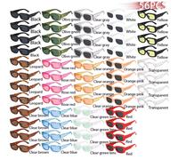 56 Pezzi Occhiali Da Sole Con Motivo Rettangolare Piccolo per Donna Occhiali Da