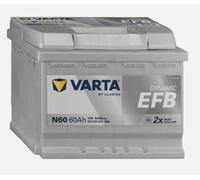 560500064 VARTA N60 BATTERIA EFB Start & Stop Auto 60 Ah 640 A Positivo a Destra