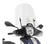 5612A GIVI Parabrezza Trasparente+Attacchi per Piaggio Medley 125 2016 2017 2019