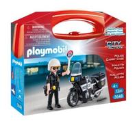 City action - valigetta poliziotto della stradale - set costruzioni 5648a