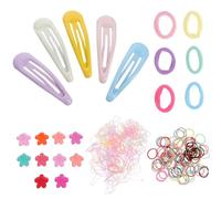 565 Pezzi Set Accessori Chioma Bambina Mollettine a Fiore | Stili Multipli, Uso Quotidiano, per Bambine e Piccole Ragazze, Confezione Regalo per Compleanno