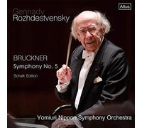第568回 定期演奏会 / ブルックナー : 交響曲 第5番 (シャルク版) (Bruckner : Symphony No.5 - Schalk edition / Gennady Rozhdestvensky | Yomiuri Nippon Symphony Orchestra) [CD] [国内プレス] [日本語帯解説付]